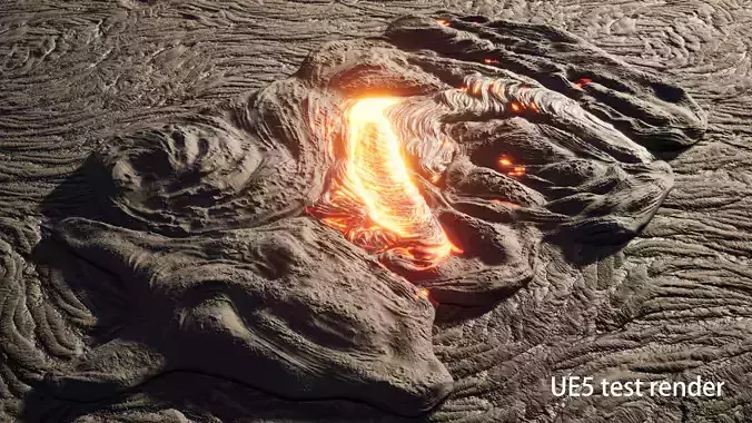 lava rock 3D model