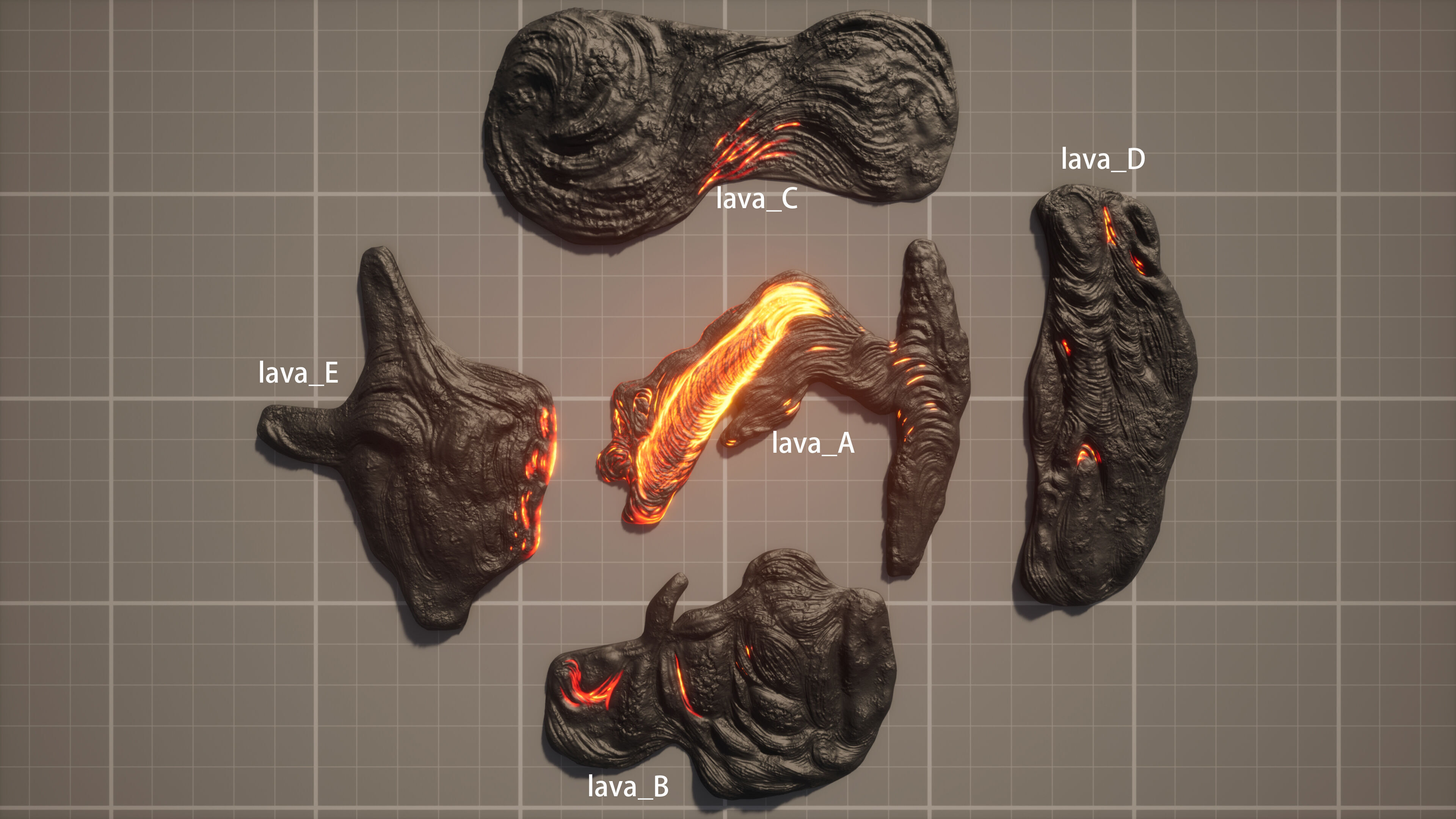 lava rock 3D model_17
