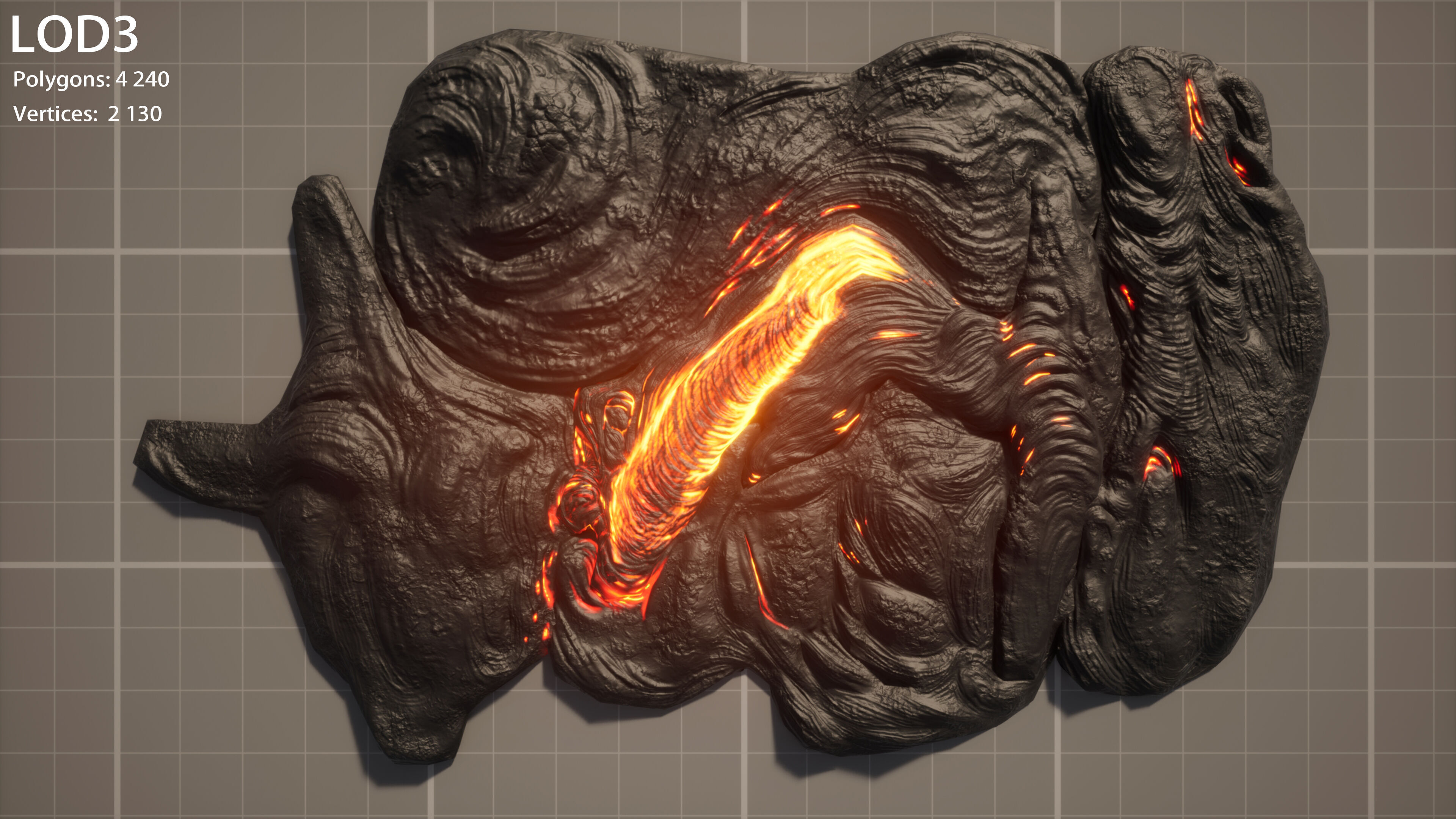 lava rock 3D model_15