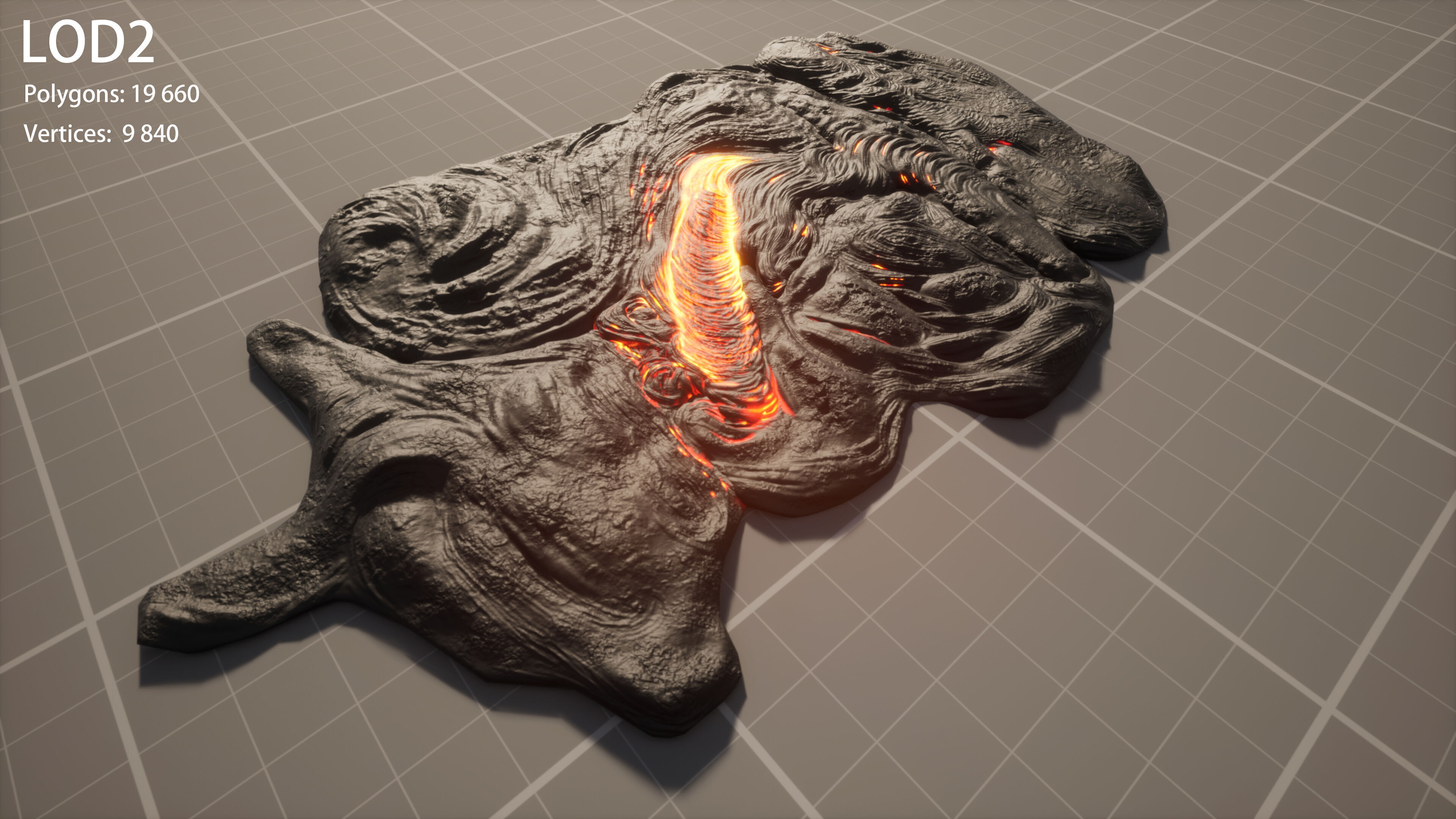 lava rock 3D model_12