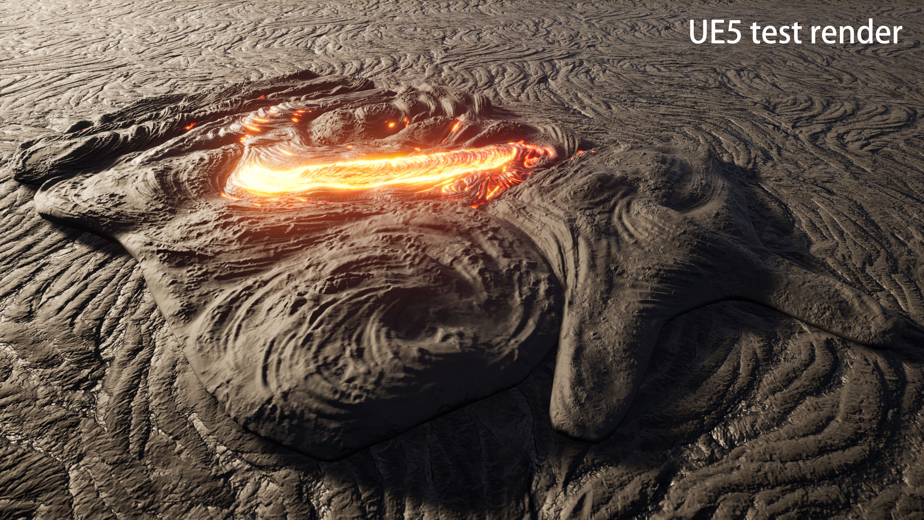 lava rock 3D model_2