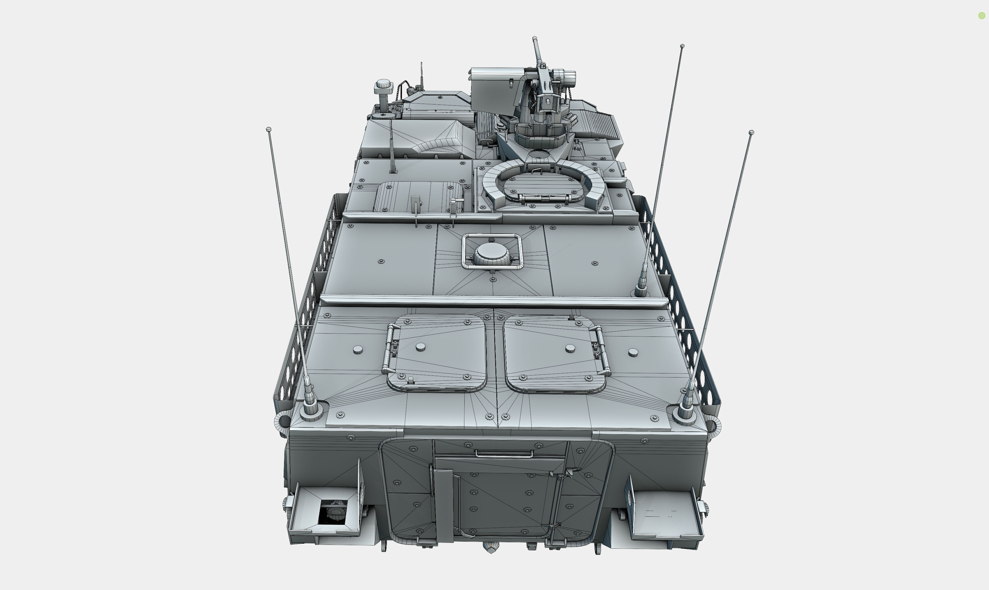 M1126 Stryker ICV US Army APC Game Ready PBR Low-poly 3D model_36