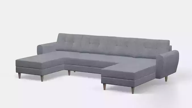 4 Seater Sofa 3D model