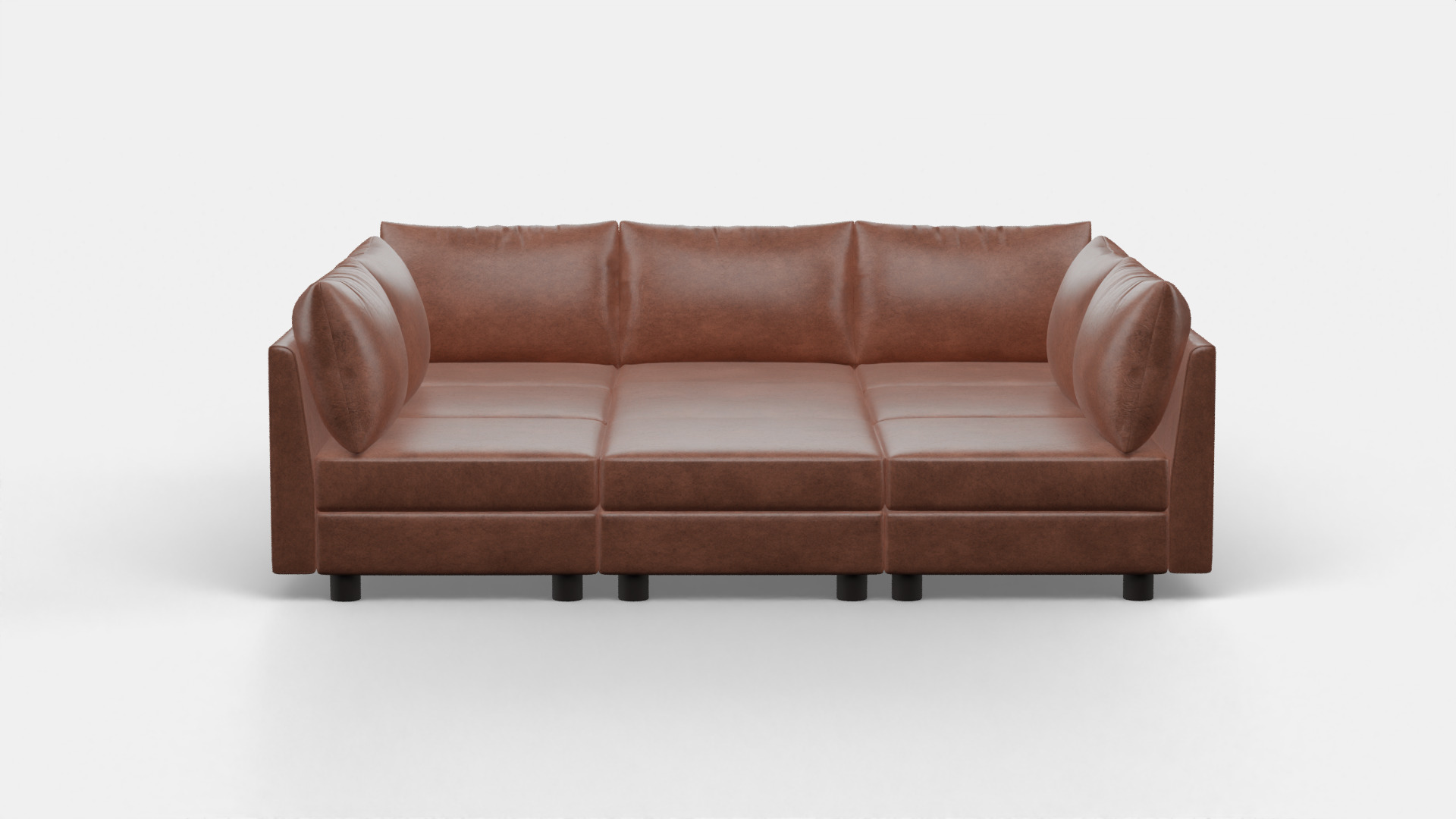 9 Seat modular Sectional Sofa 3D model_1