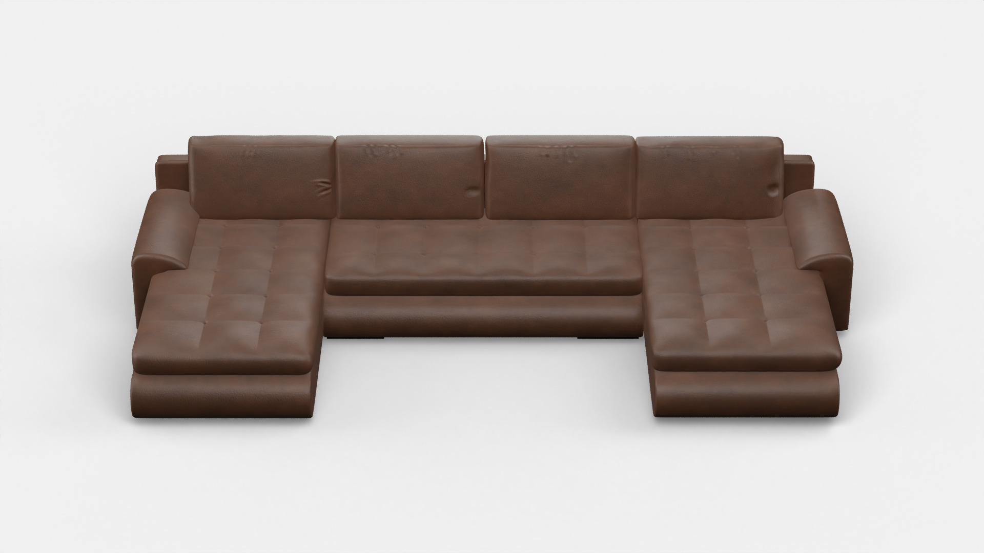 4 Seater Sofa 3d Model 3D model_2