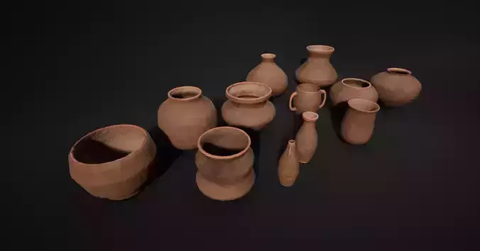 Clay pots