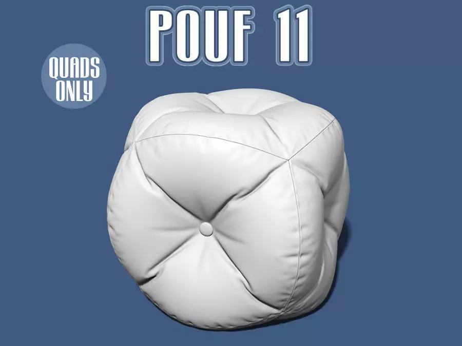 Pouf 11 3D model_0