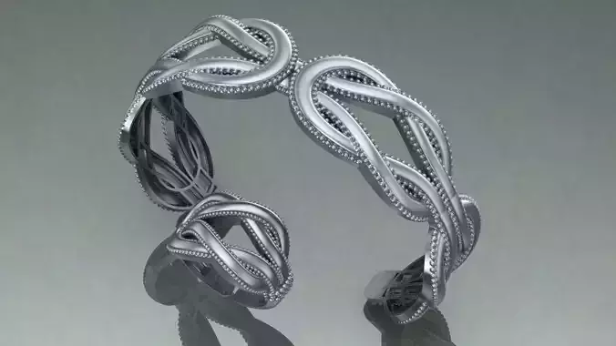 Great knot free size bracelet and ring
