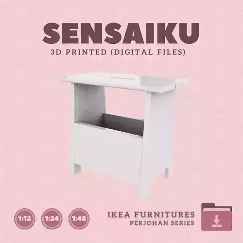1 PERJOHAN Stool for Miniature Dollhouse - IKEA - 3D Print
