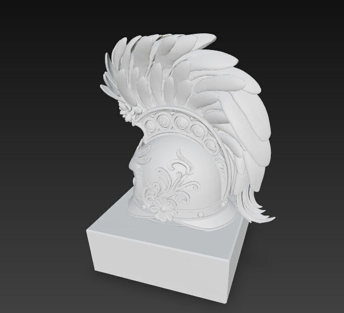 3D Printable Ancient Helmet 3D model_6