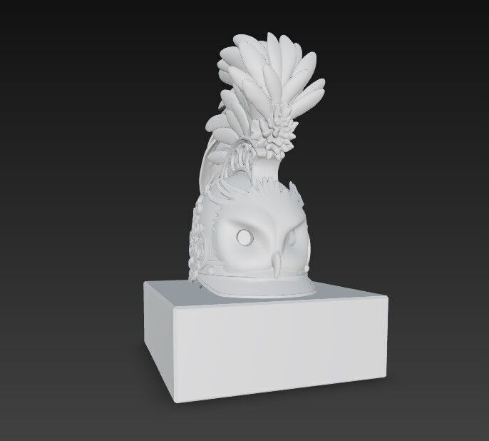 3D Printable Ancient Helmet 3D model_16