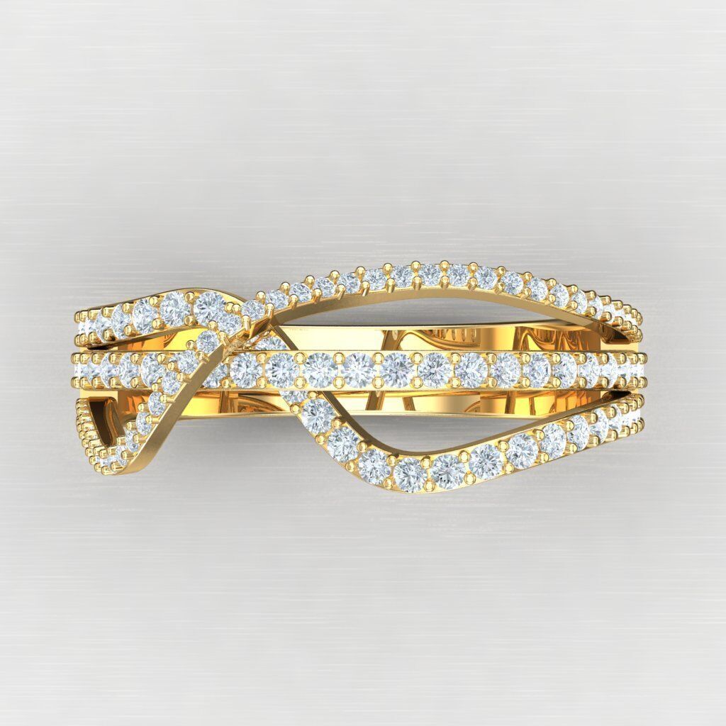 Wedding Man Ring 3MR004 3D model_6