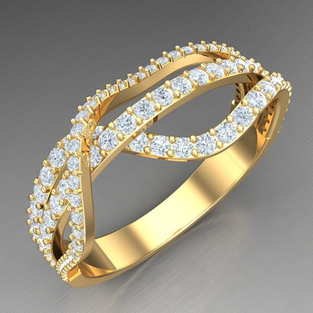 Wedding Man Ring 3MR004 3D model_8