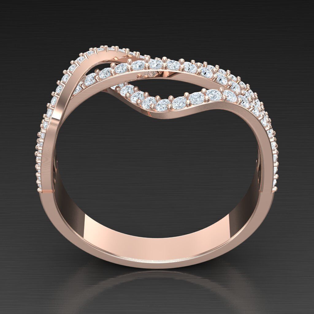 Wedding Man Ring 3MR004 3D model_2