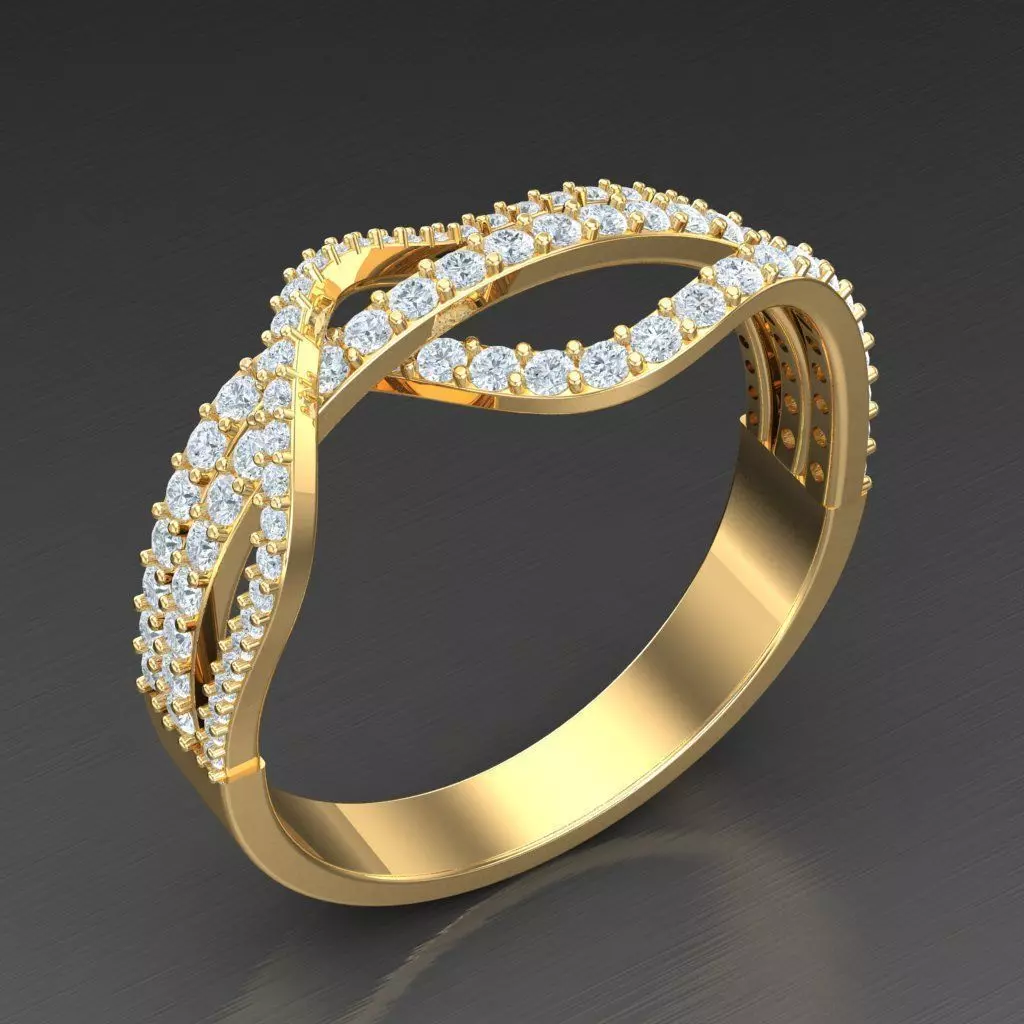 Wedding Man Ring 3MR004 3D model_0