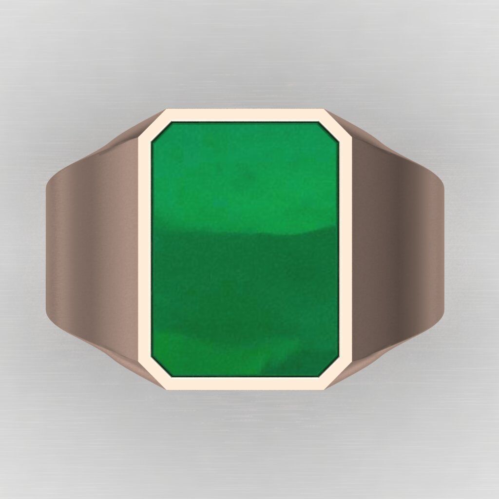 Wedding Man Ring 3MR006 3D model_5