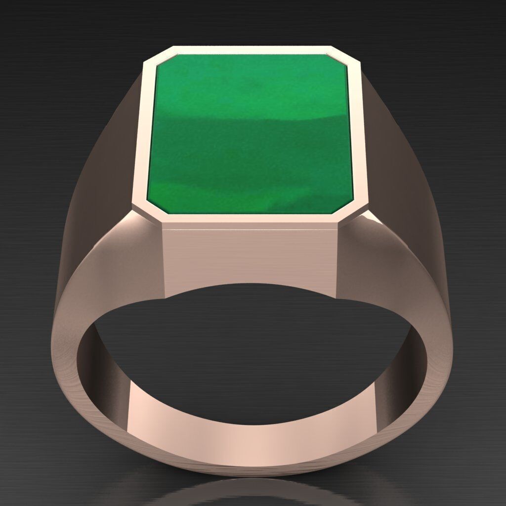 Wedding Man Ring 3MR006 3D model_2