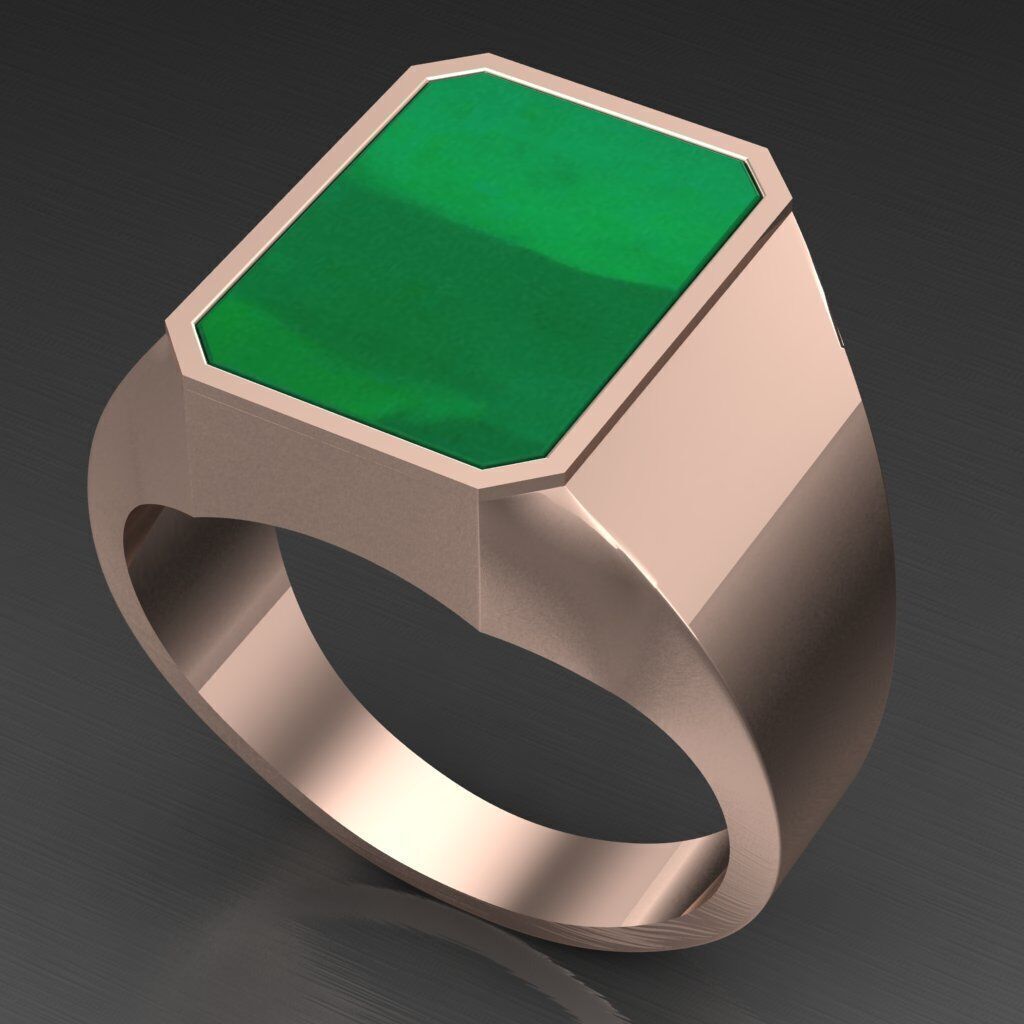 Wedding Man Ring 3MR006 3D model_3