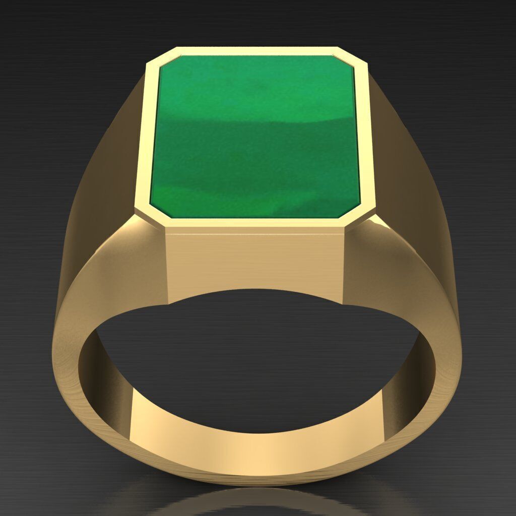 Wedding Man Ring 3MR006 3D model_11