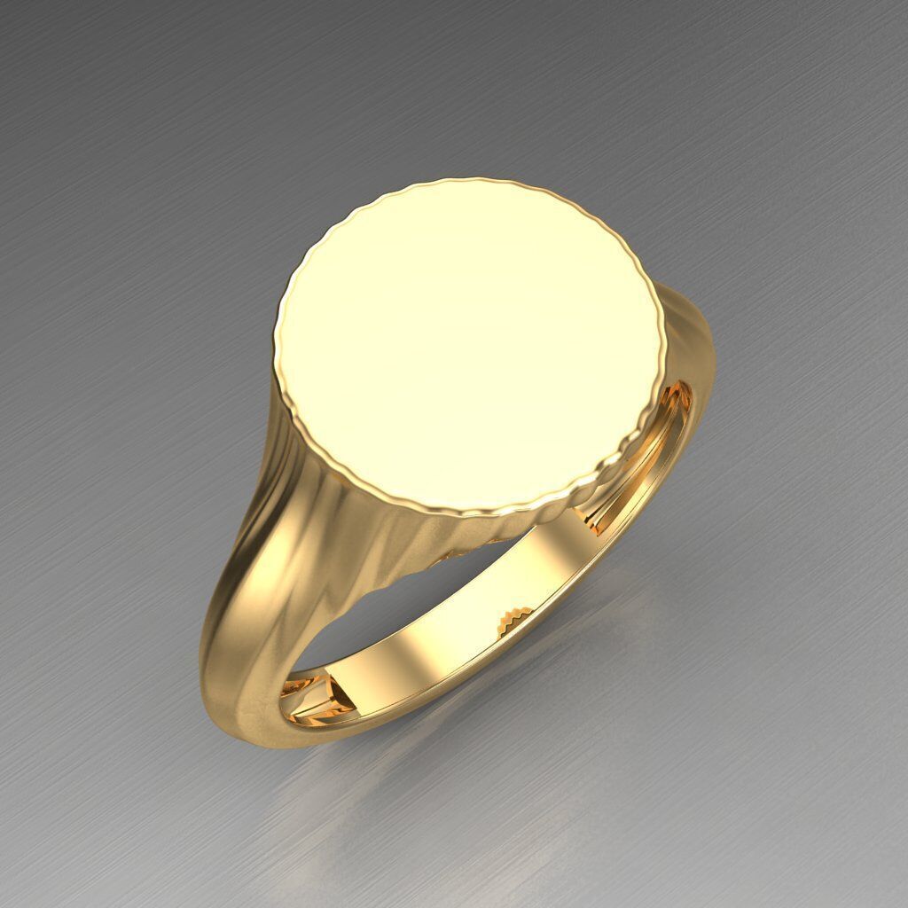 Wedding Man Ring 3MR012 3D model_8