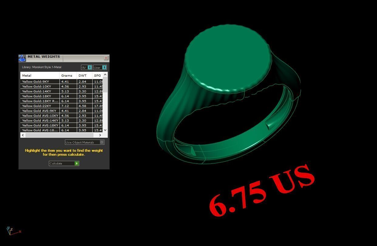 Wedding Man Ring 3MR012 3D model_12