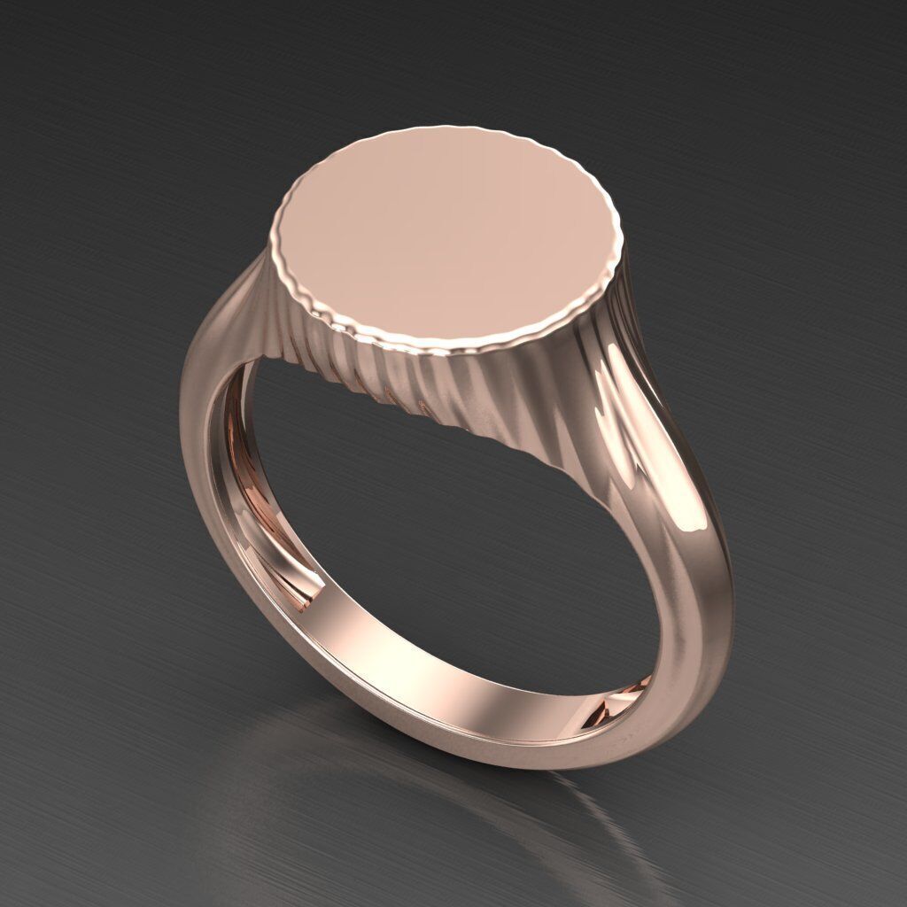 Wedding Man Ring 3MR012 3D model_3