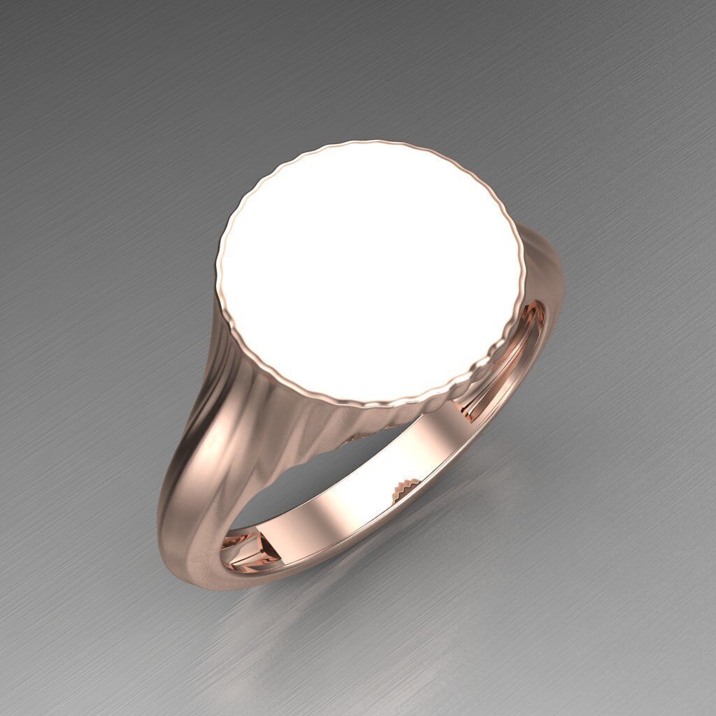 Wedding Man Ring 3MR012 3D model_7