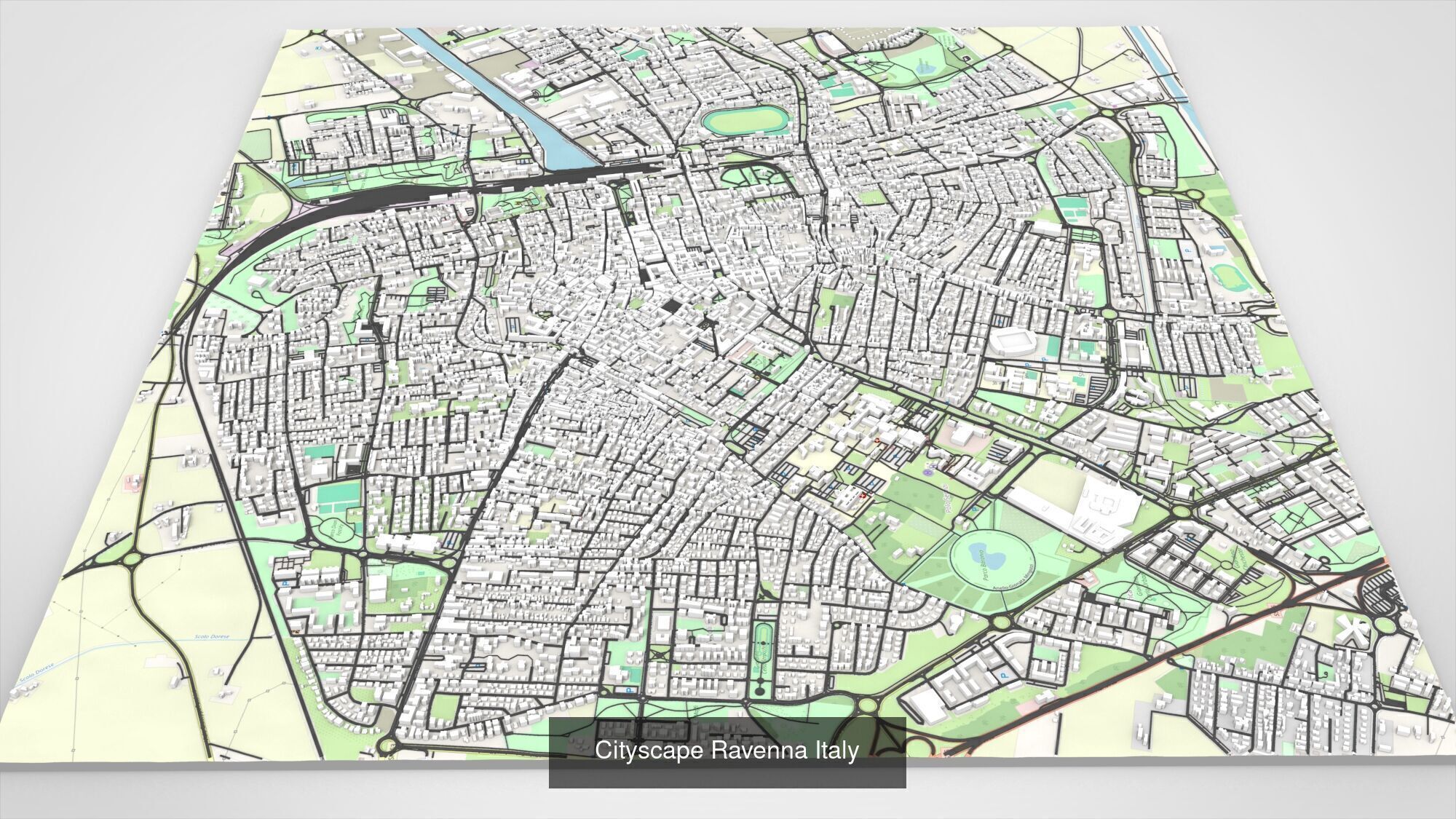 Collection of five cityscapes _7