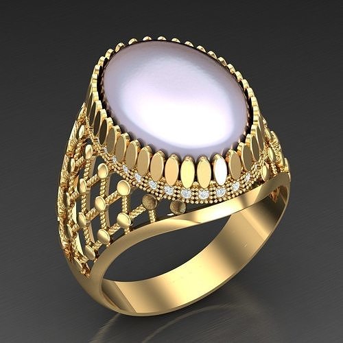 Wedding Man Ring 3MR020 3D model