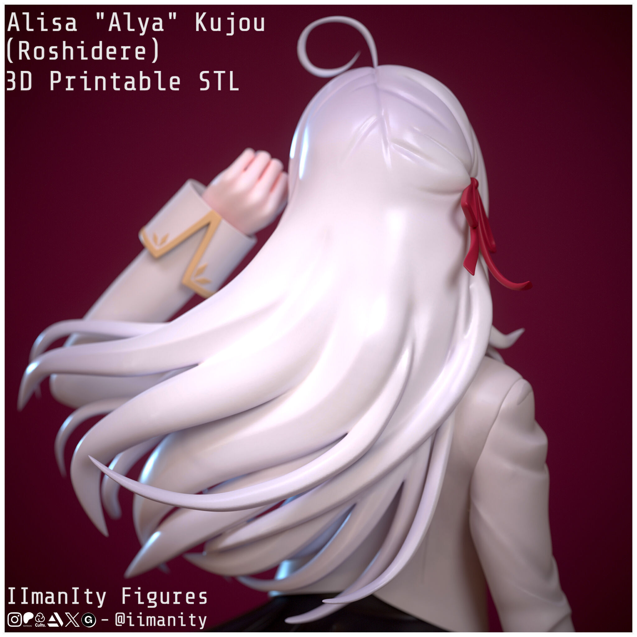 Alisa - Alya - Kujou - Roshidere 3D print model_5