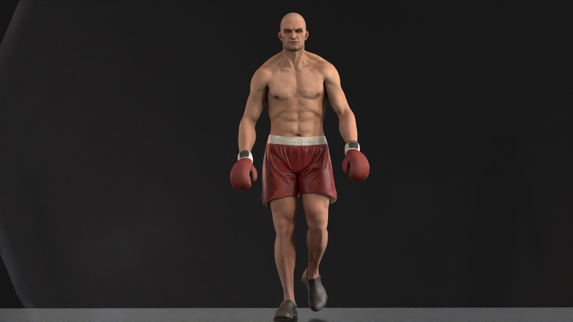 UFCMan Low-poly 3D model_7