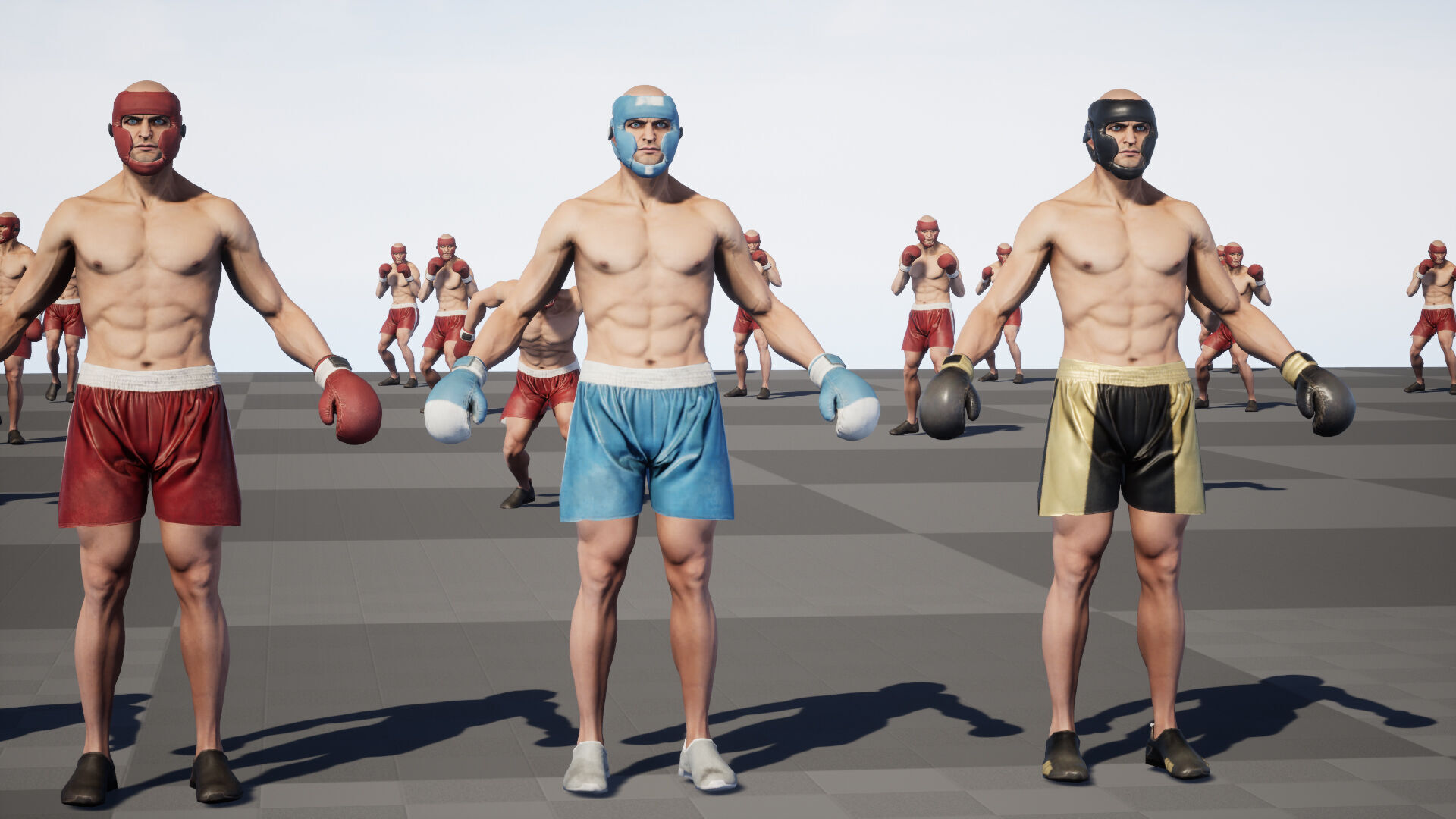 UFCMan Low-poly 3D model_36