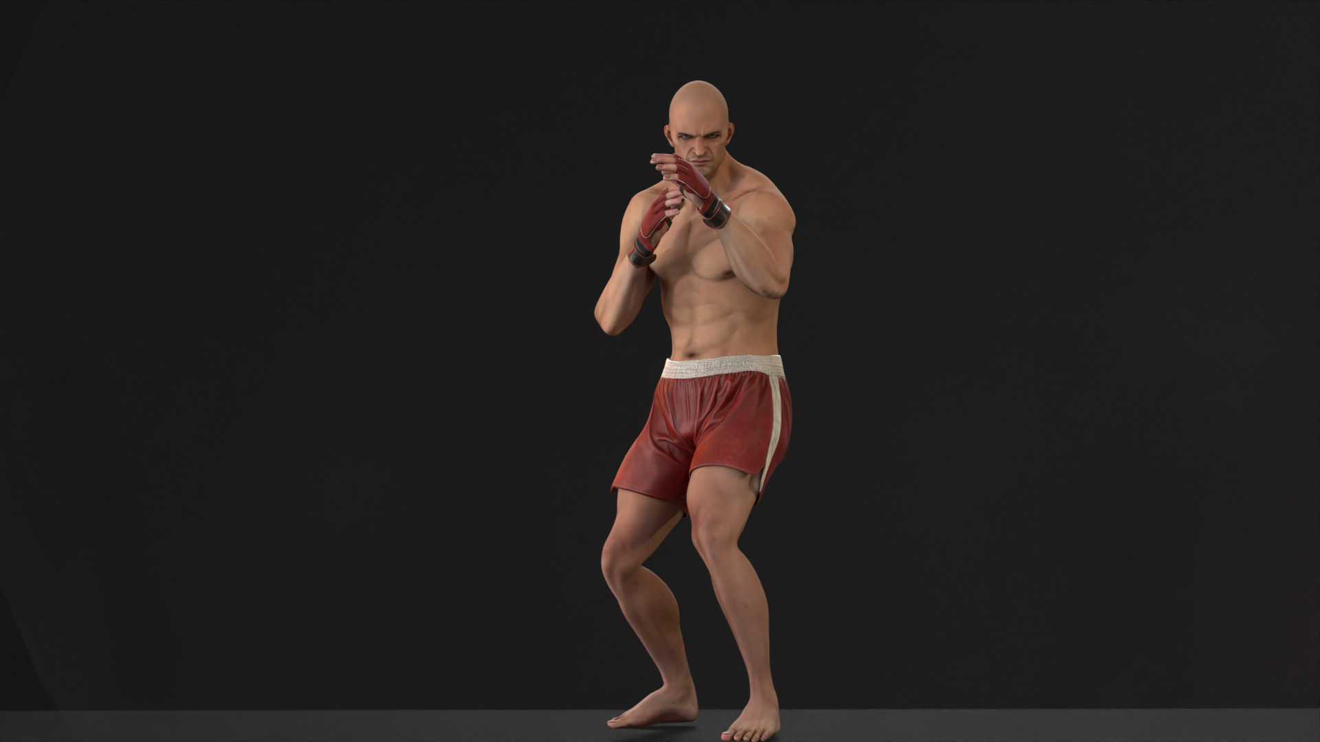 UFCMan Low-poly 3D model_18