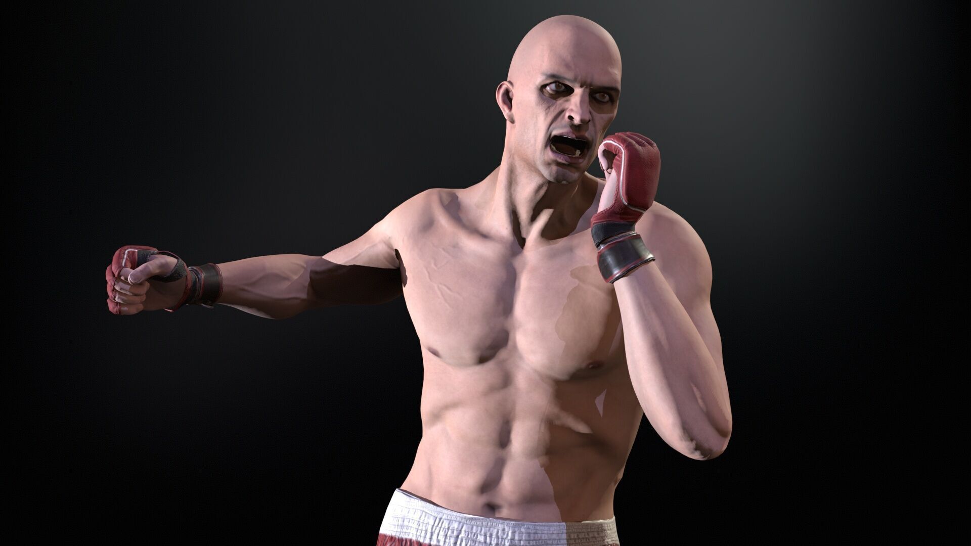 UFCMan Low-poly 3D model_14