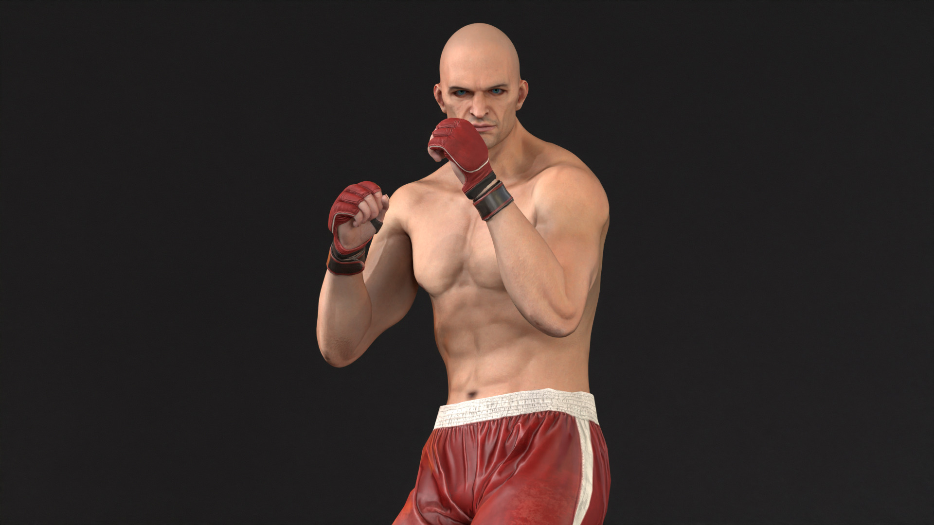 UFCMan Low-poly 3D model_27