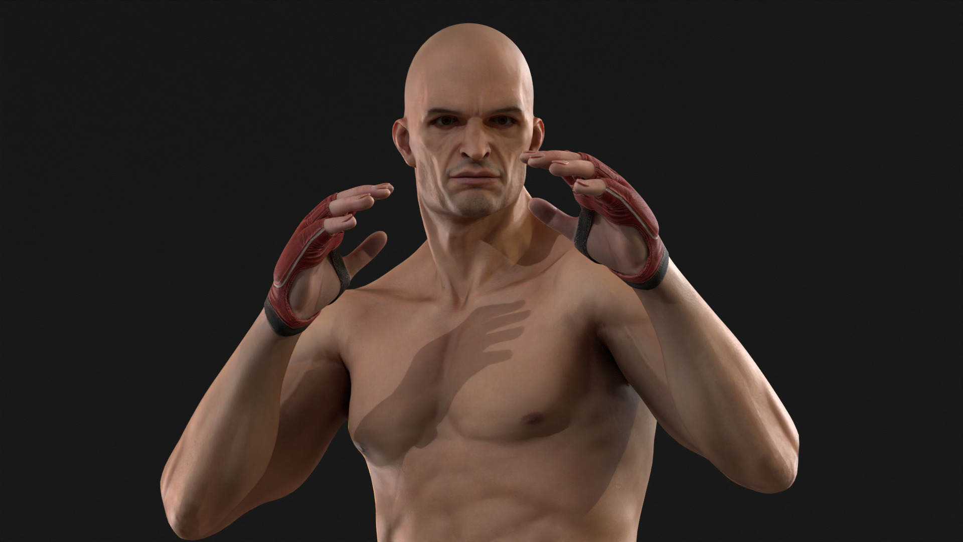 UFCMan Low-poly 3D model_34
