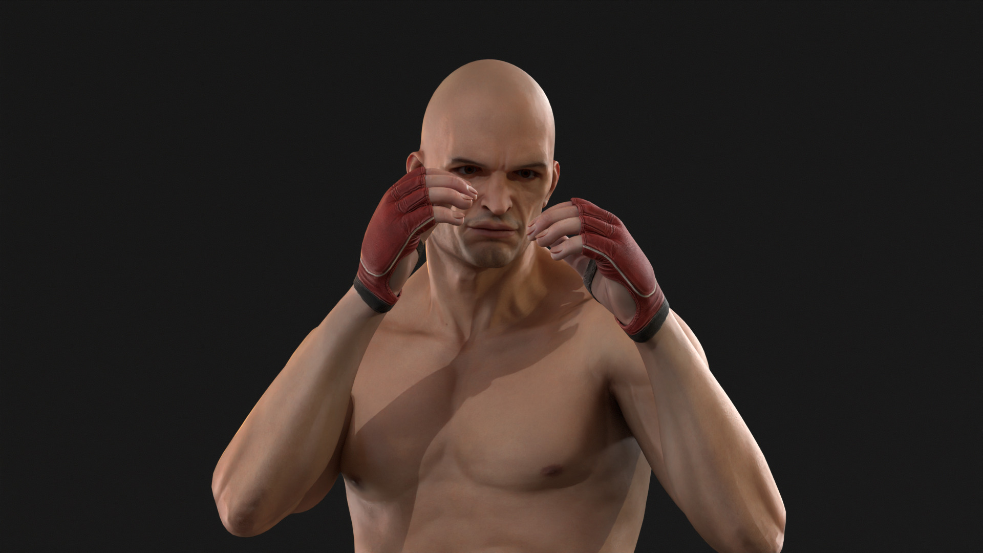 UFCMan Low-poly 3D model_33