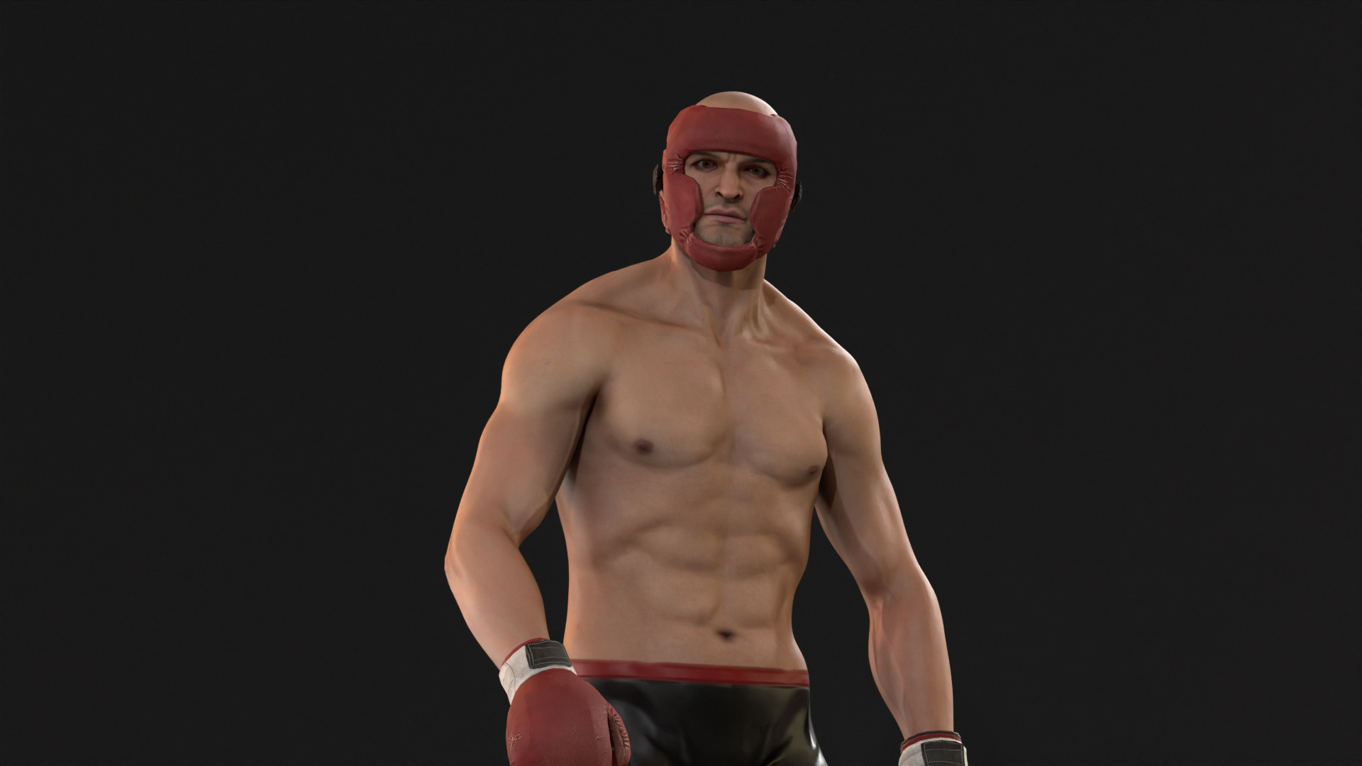 UFCMan Low-poly 3D model_31