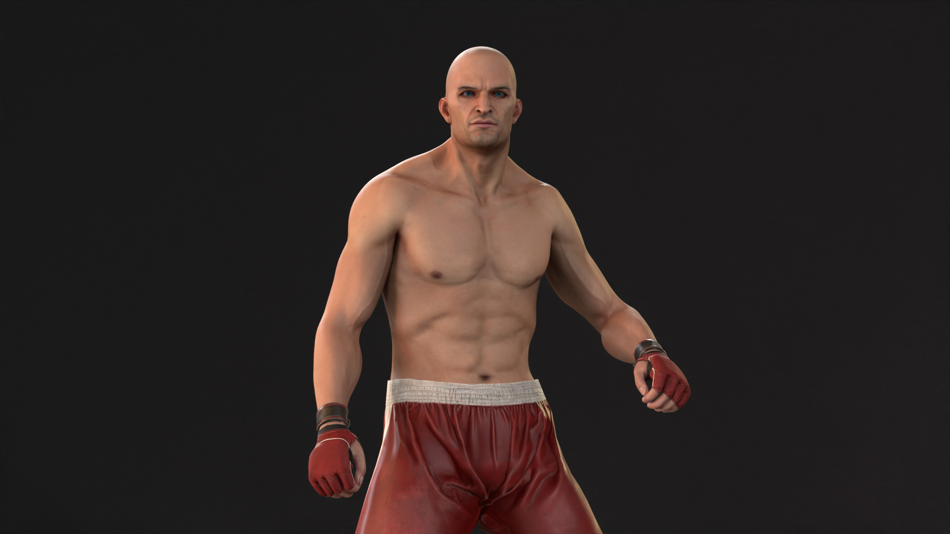 UFCMan Low-poly 3D model_30