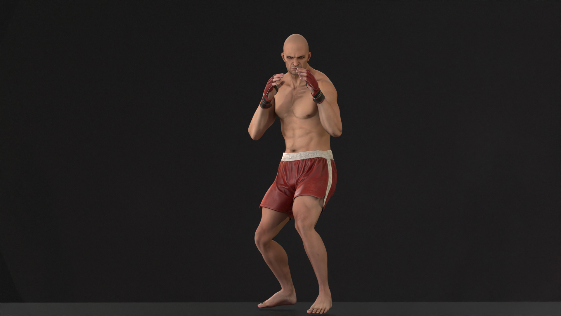 UFCMan Low-poly 3D model_20