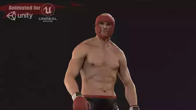 UFCMan Low-poly 3D model UFCMan Low-poly 3D model