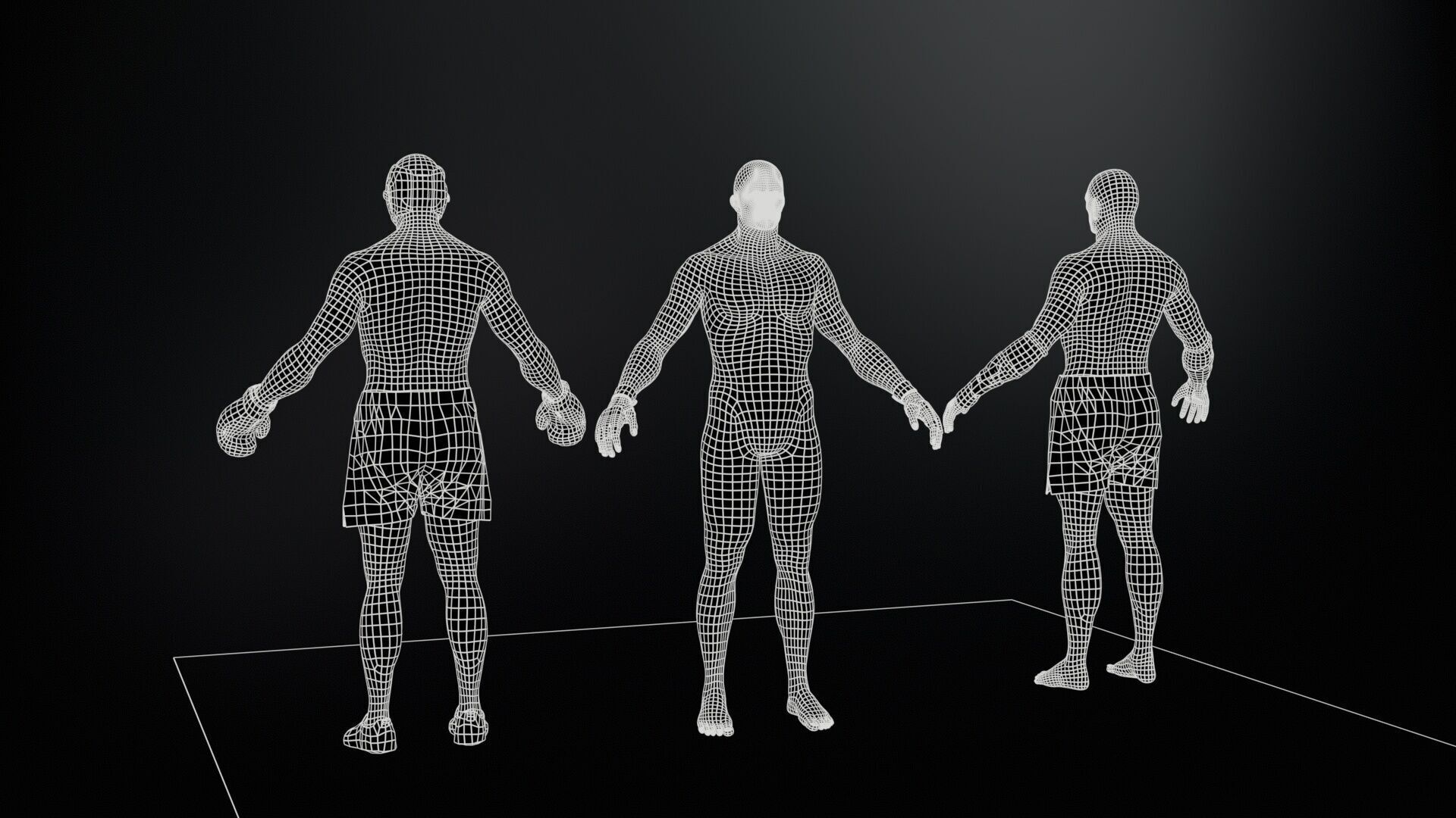 UFCMan Low-poly 3D model_23