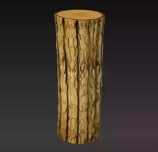 Low Poly Wooden Log