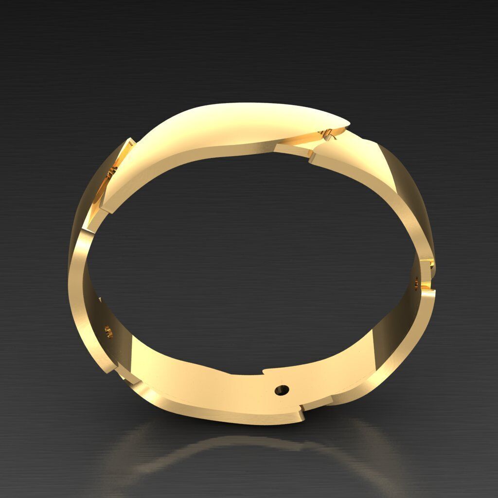 Wedding Man Ring 3MR031 3D model_11