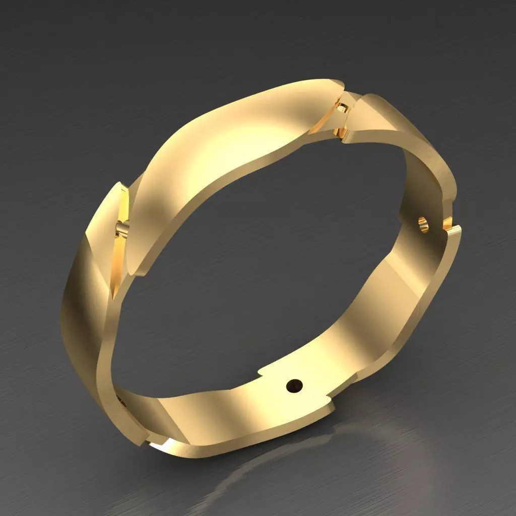 Wedding Man Ring 3MR031 3D model_0