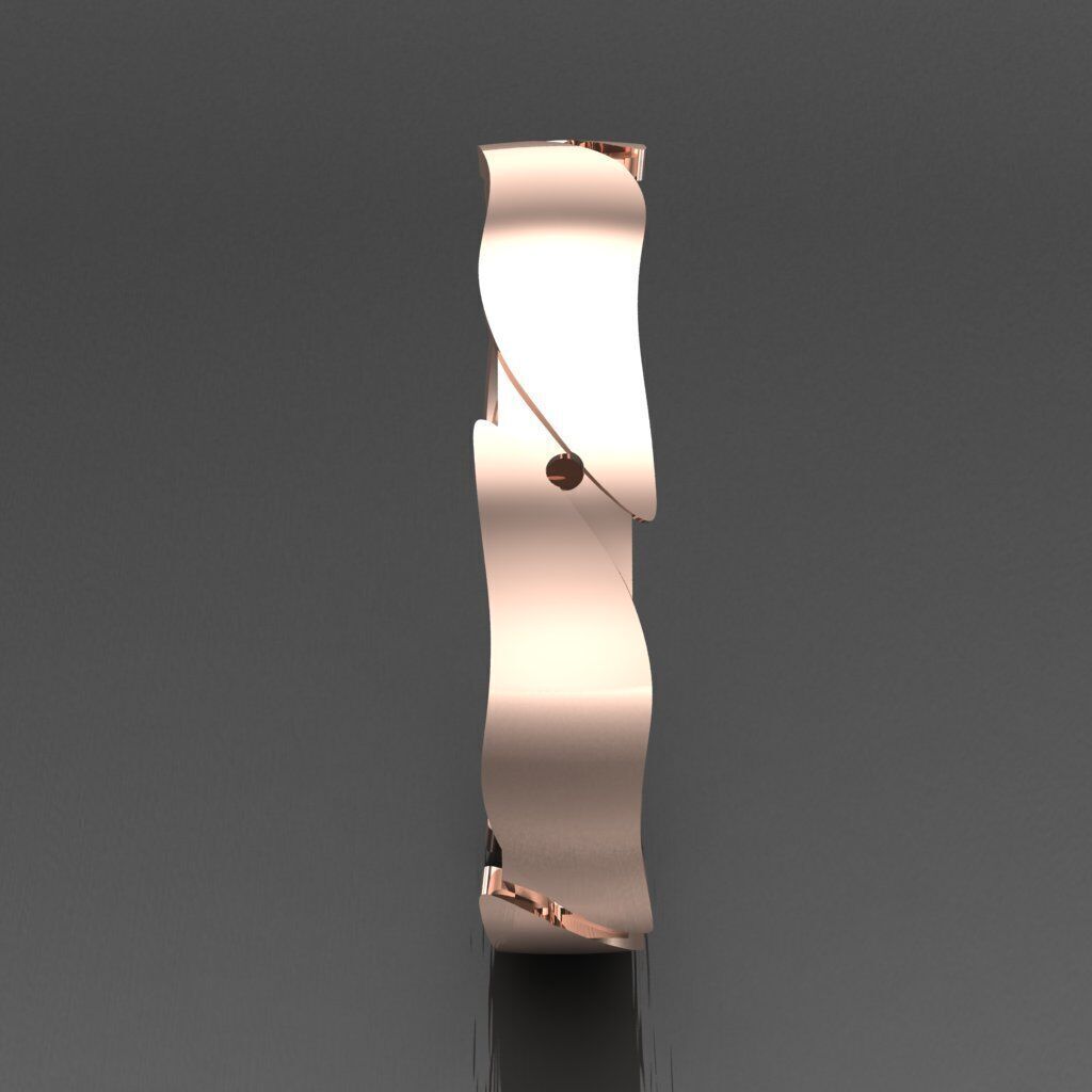 Wedding Man Ring 3MR031 3D model_9