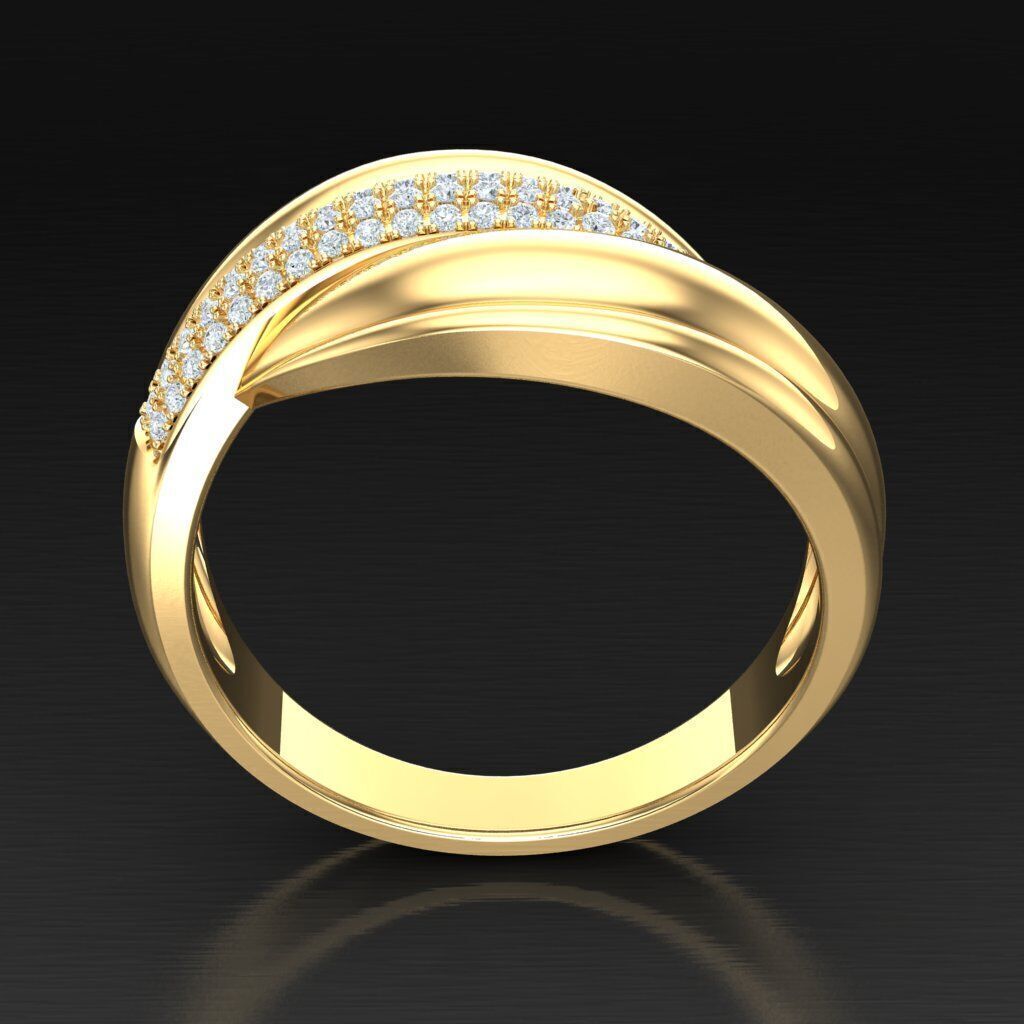 Wedding Man Ring 3MR038 3D model_11