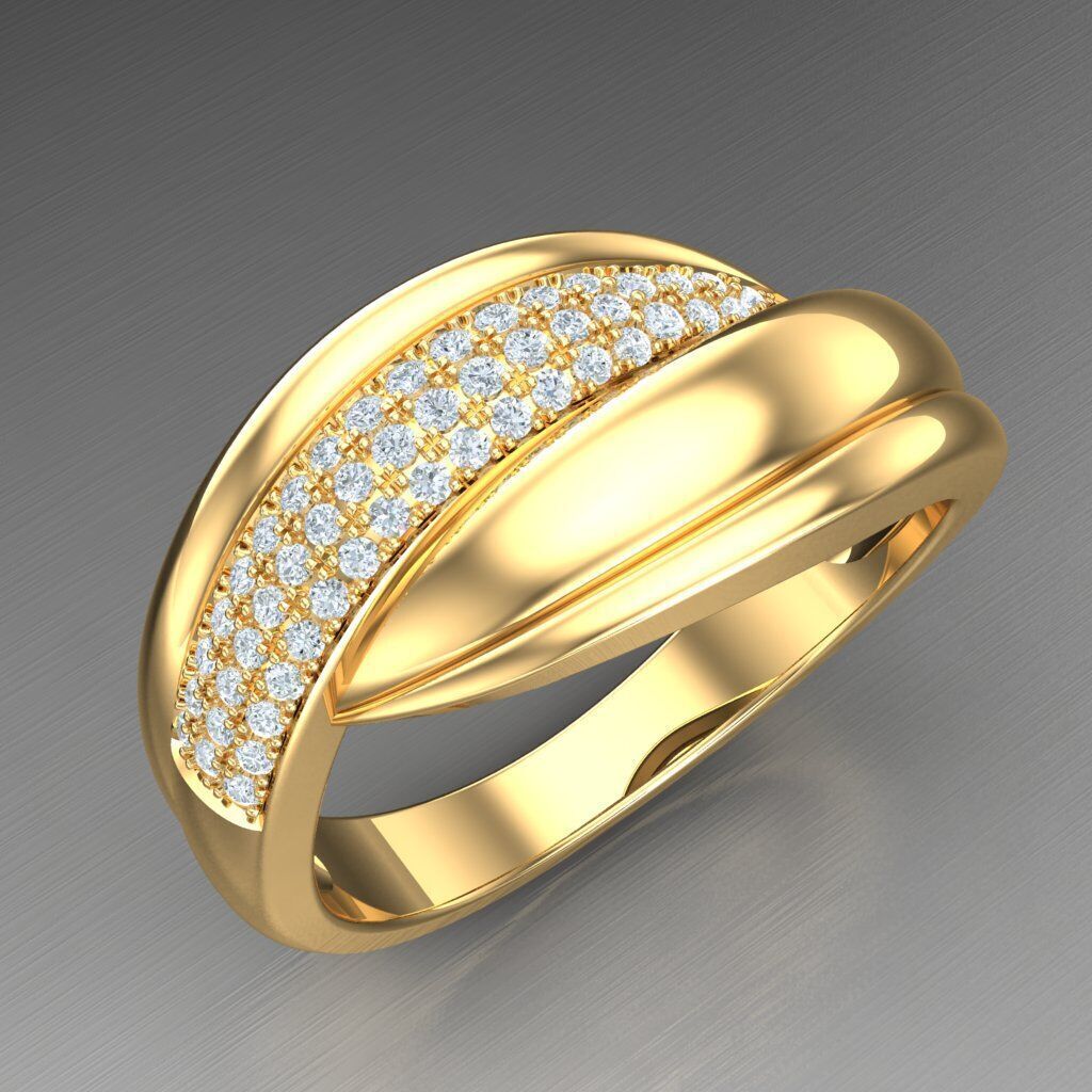 Wedding Man Ring 3MR038 3D model_8