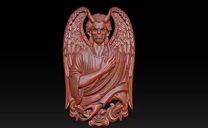Devil Pendant 3D print model