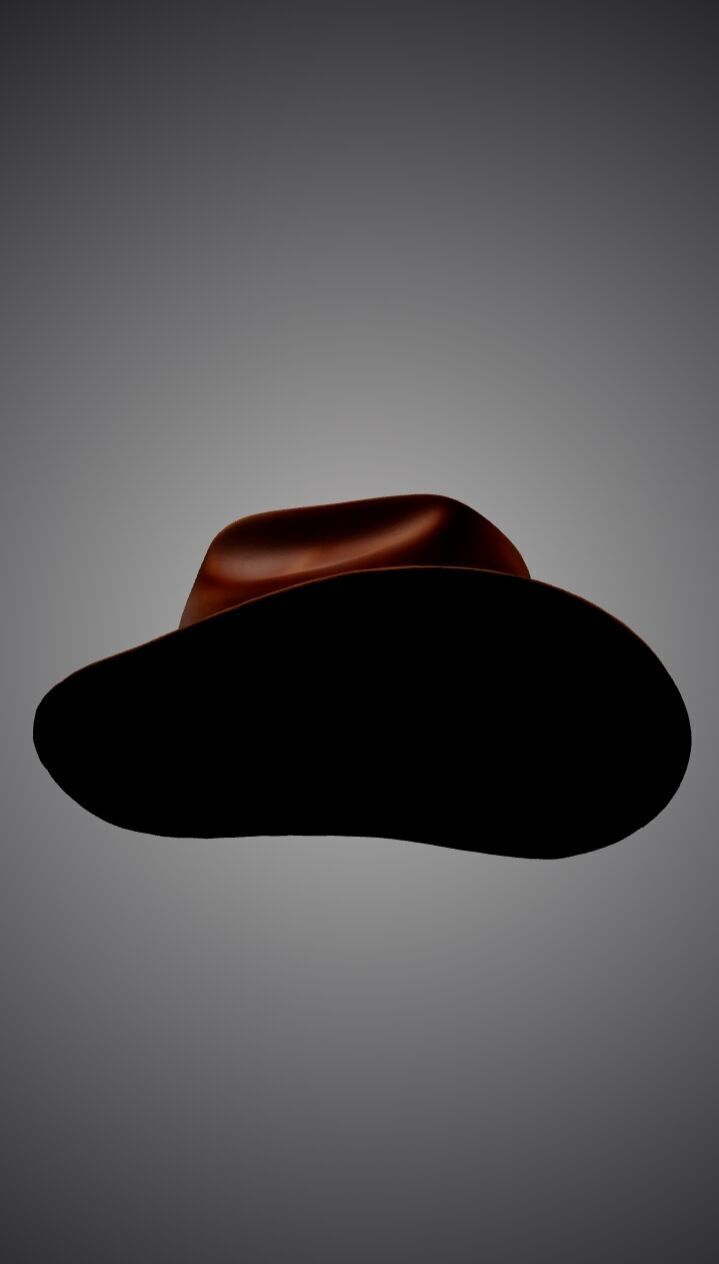 Cowboy hat 3D model_9